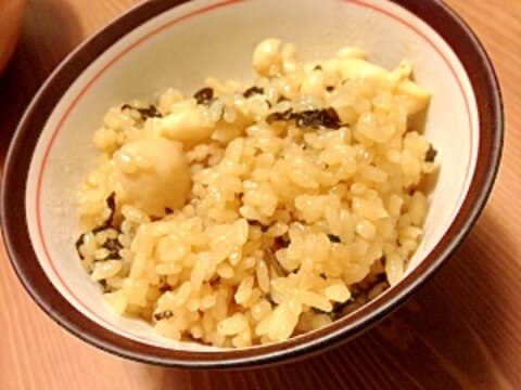 余った佃煮で炊き込みご飯！